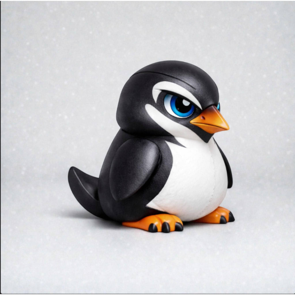 Penguin Headphone Stand, 3D Printed Headset Holder for Gaming Desk __etsy:7696099913
