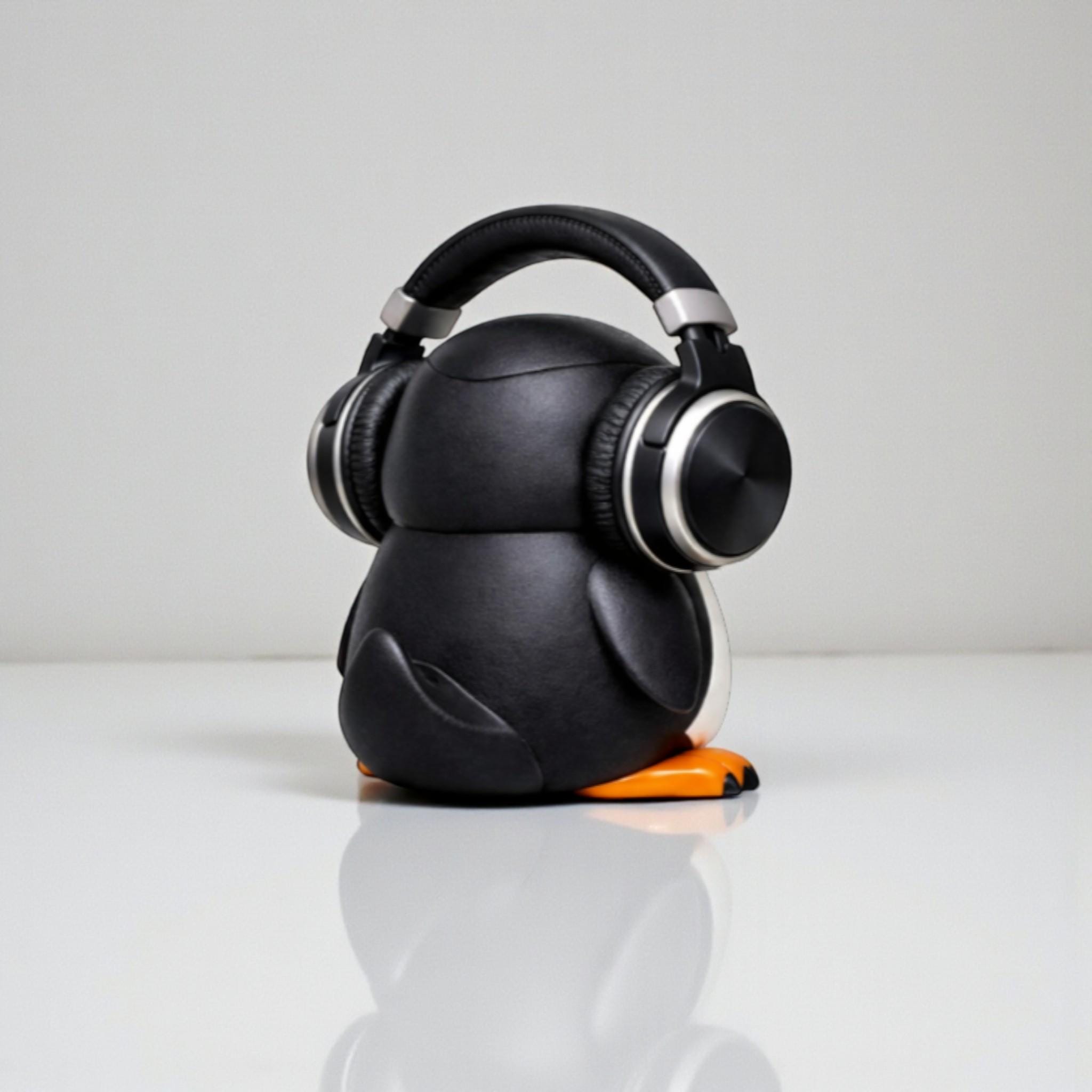 Penguin Headphone Stand, 3D Printed Headset Holder for Gaming Desk – 3D printed headphone stand detail 12