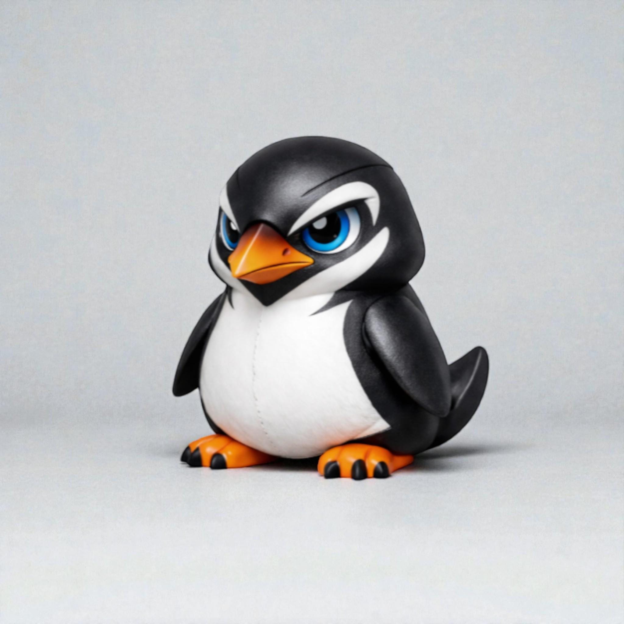 Penguin Headphone Stand, 3D Printed Headset Holder for Gaming Desk – 3D printed headphone stand detail 16