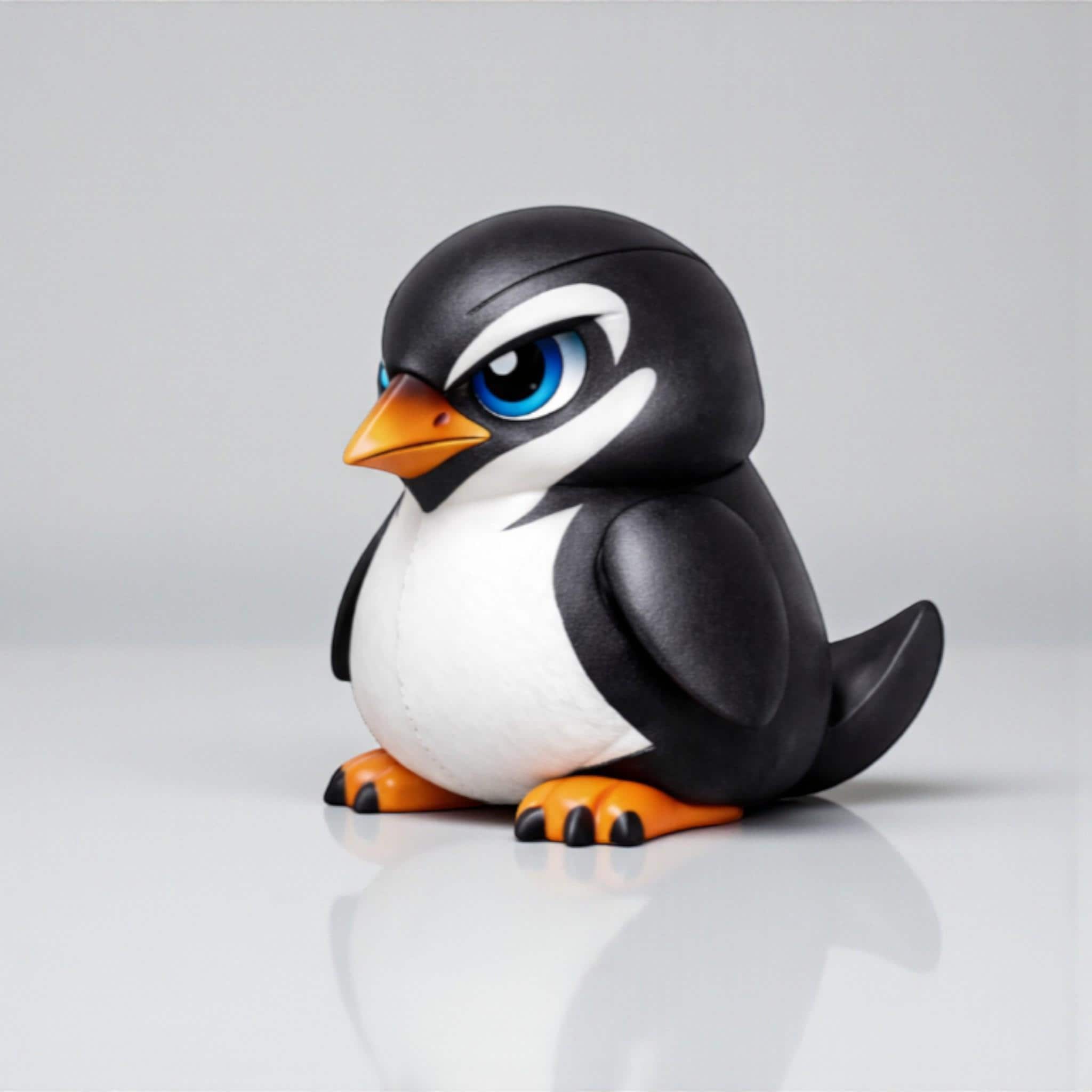 Penguin Headphone Stand, 3D Printed Headset Holder for Gaming Desk – 3D printed headphone stand detail 17