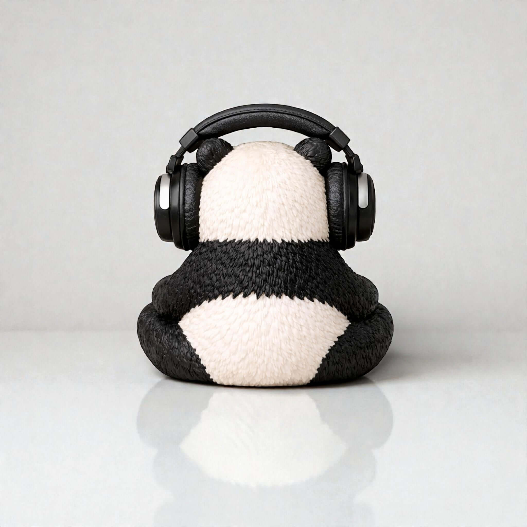 Panda Headphone Stand – 3D Printed Gaming Desk Organizer – 3D printed headphone stand detail 11