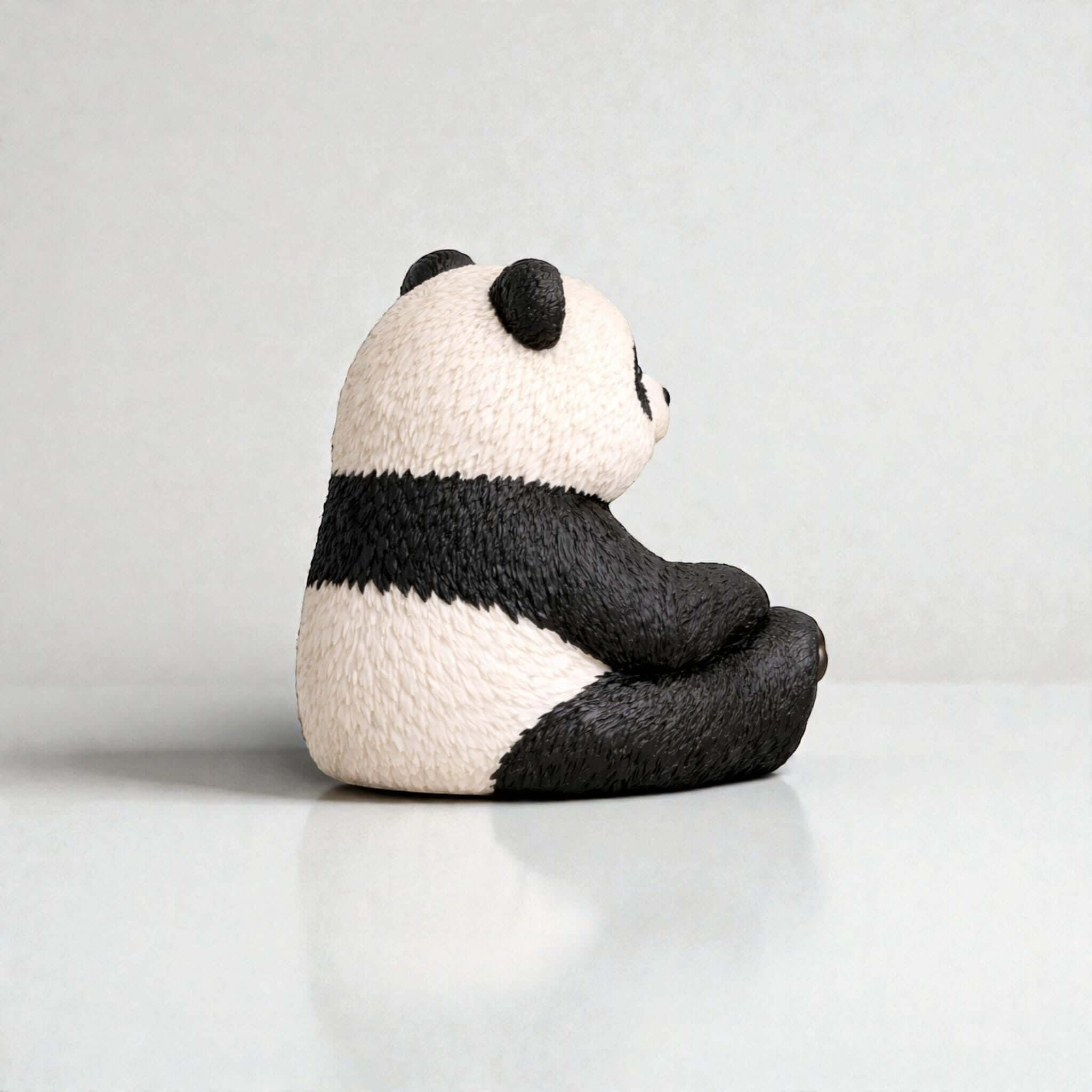 Panda Headphone Stand – 3D Printed Gaming Desk Organizer – 3D printed headphone stand detail 12