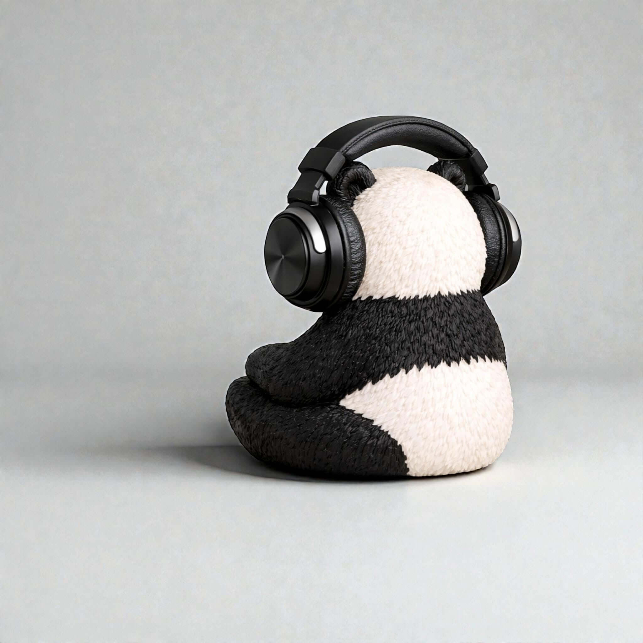 Panda Headphone Stand – 3D Printed Gaming Desk Organizer – 3D printed headphone stand detail 14