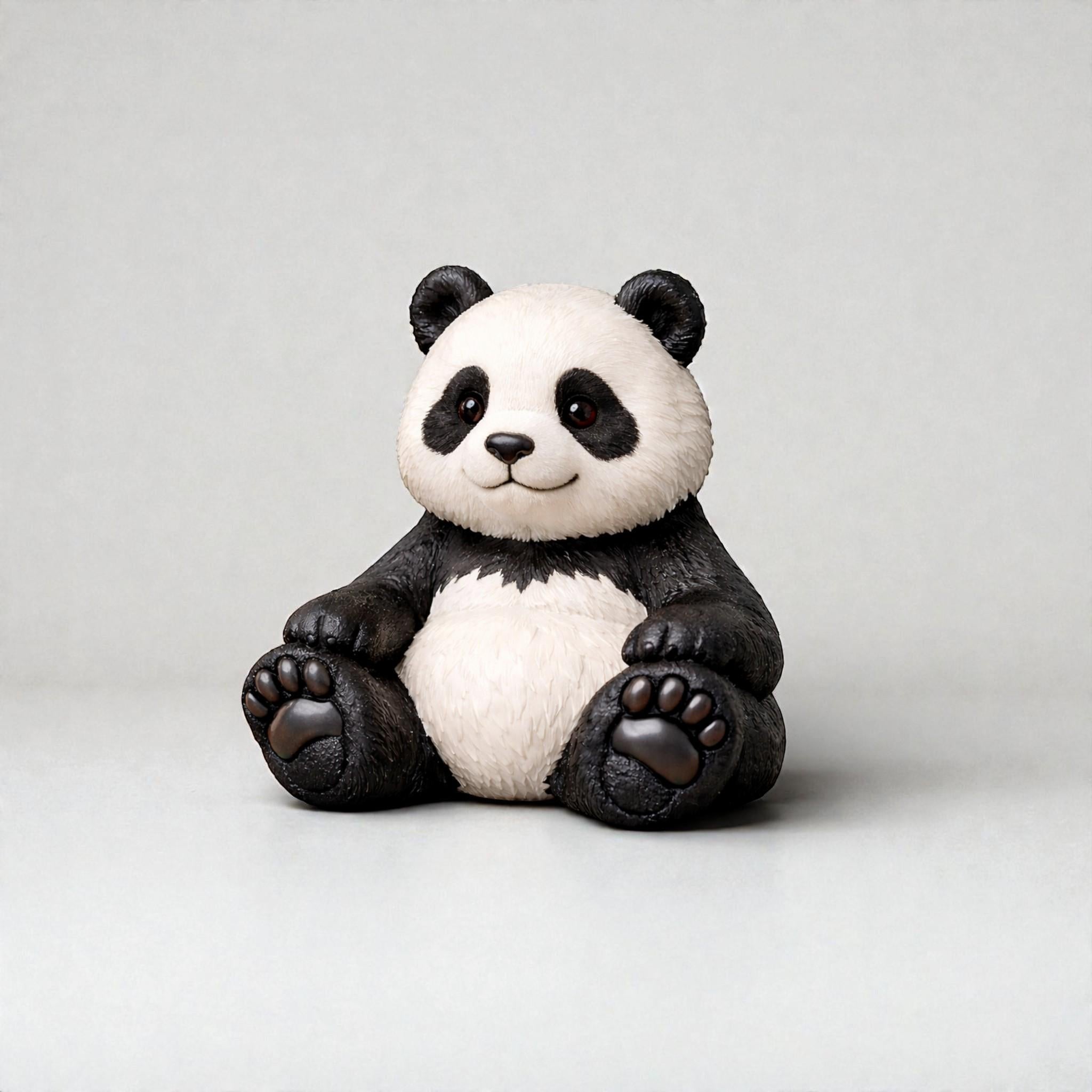 Panda Headphone Stand – 3D Printed Gaming Desk Organizer – 3D printed headphone stand detail 18