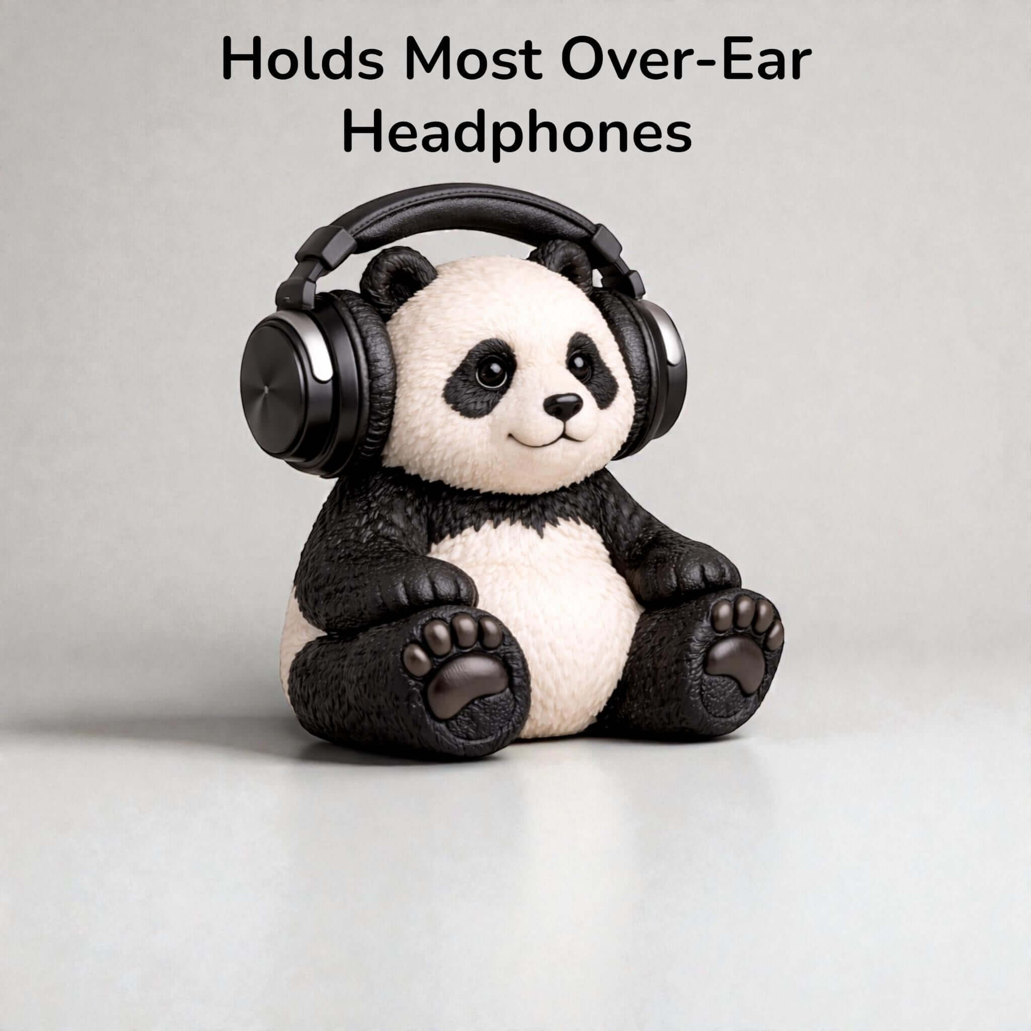 Panda Headphone Stand – 3D Printed Gaming Desk Organizer – 3D printed headphone stand detail 6