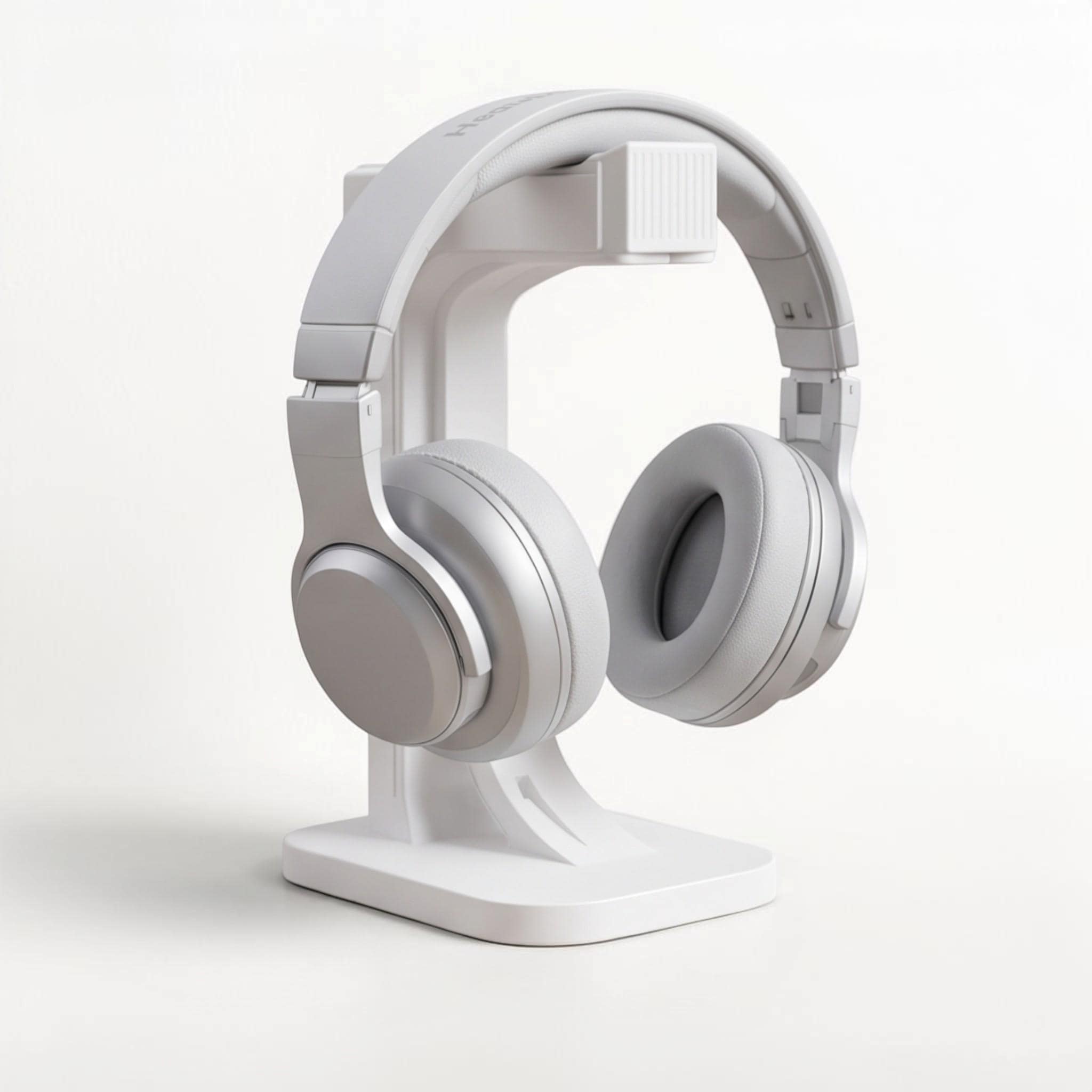 Minimalist Gaming Headset Stand – 3D Printed Desk Organizer – 3D printed headphone stand detail 7