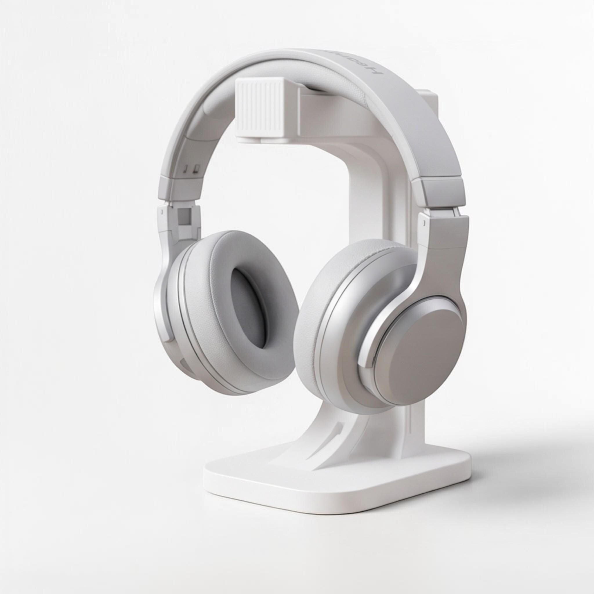 Minimalist Gaming Headset Stand – 3D Printed Desk Organizer – 3D printed headphone stand detail 8