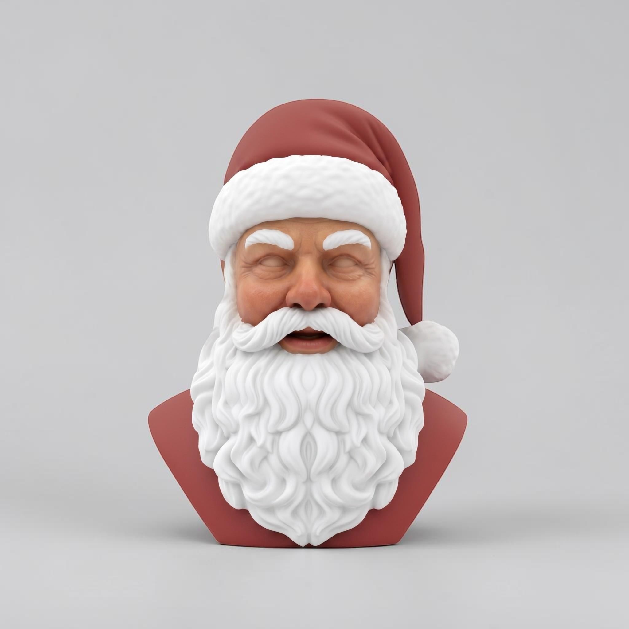 DJ Santa Headphone Stand – Christmas Desk Decor – 3D printed headphone stand detail 5