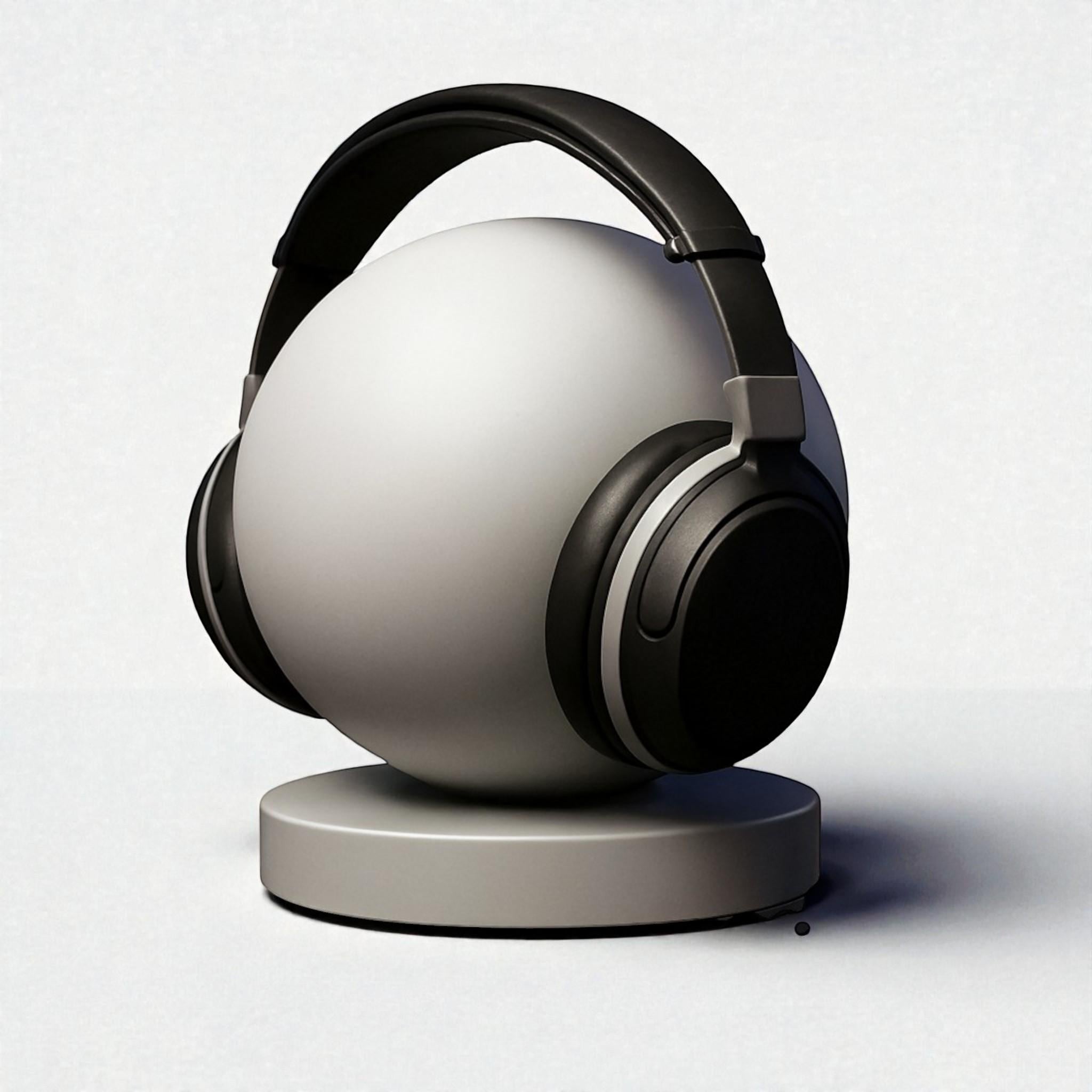 Smiley Headphone Stand – 3D Printed Minimalist Gaming Desk Organizer – 3D printed headphone stand detail 8