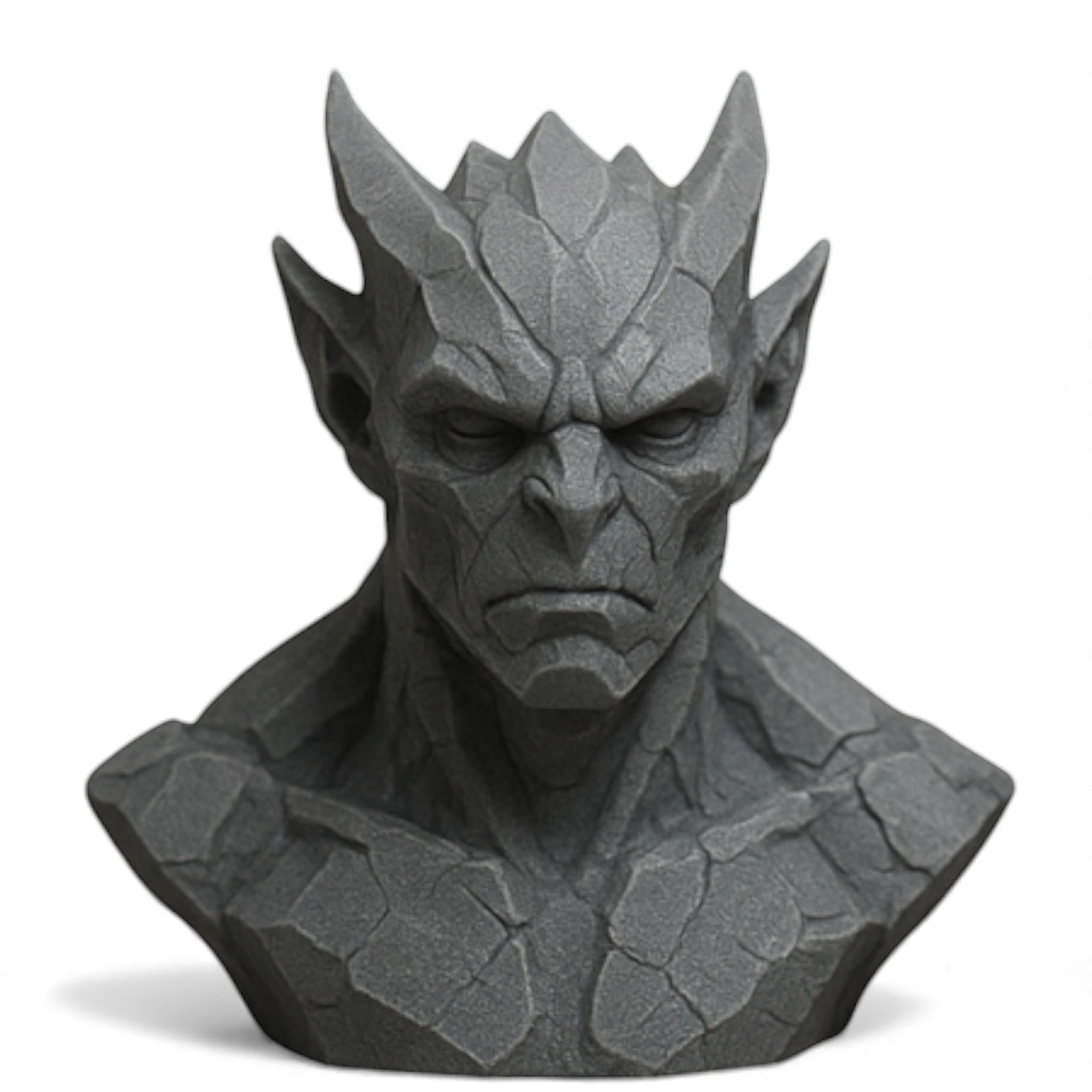 3D Printed Gargoyle Headphone Stand, Gaming Desktop Accessory – 3D printed headphone stand detail 13