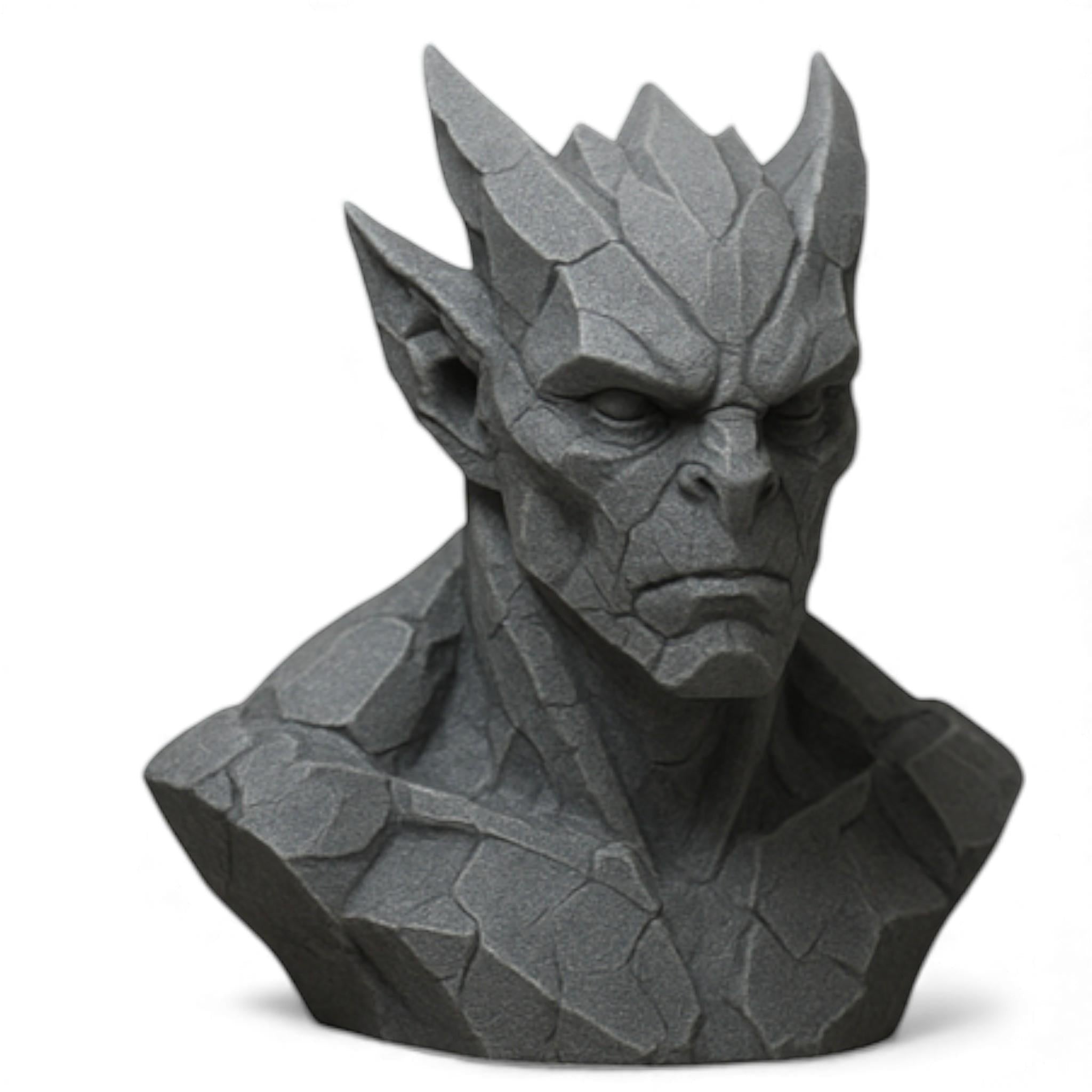 3D Printed Gargoyle Headphone Stand, Gaming Desktop Accessory – 3D printed headphone stand detail 16