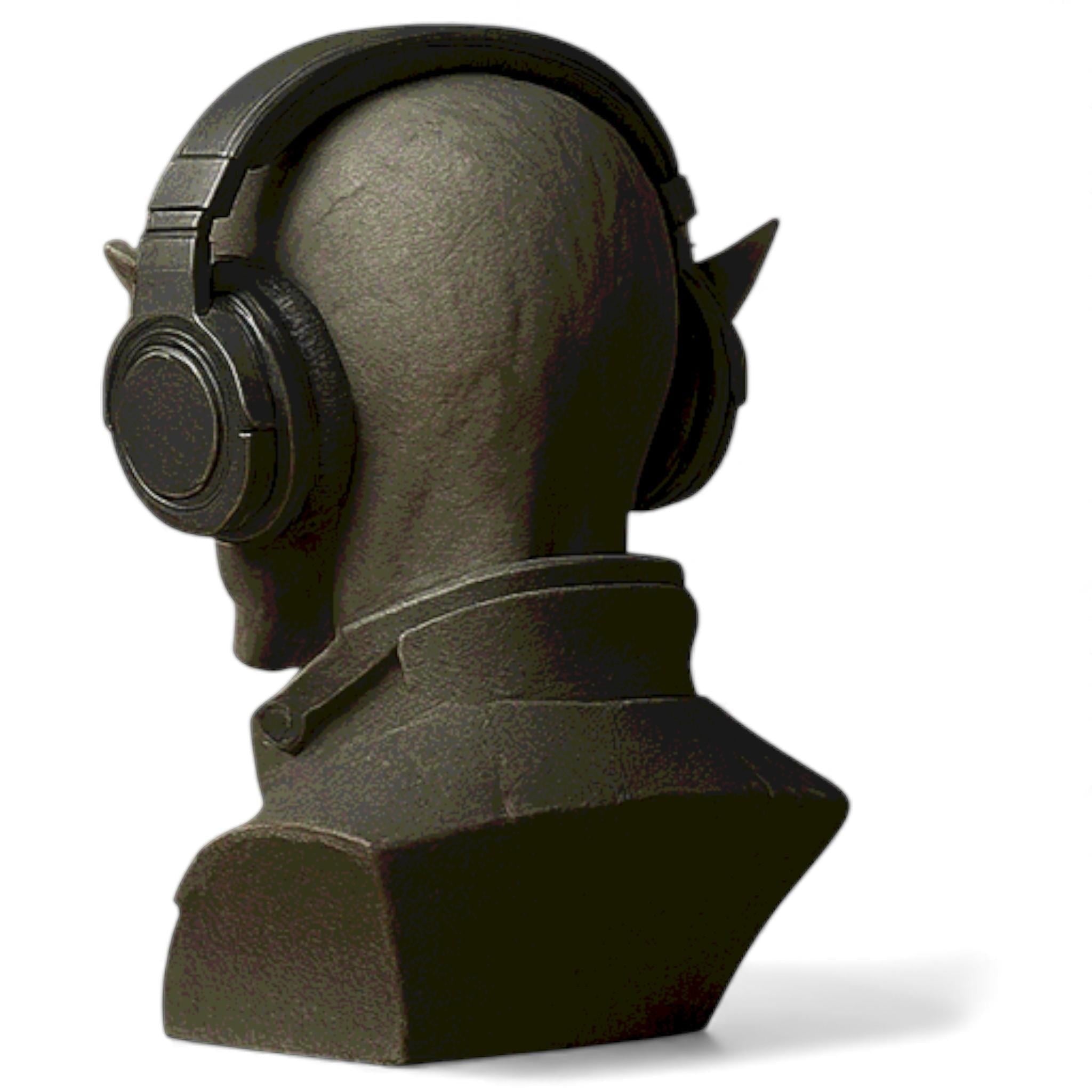 3D Printed Elf Headset Stand, Gaming Accessory – 3D printed headphone stand detail 13