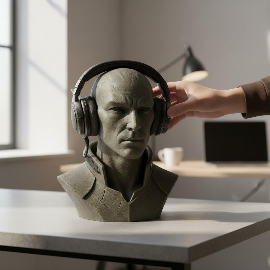 3D Printed Elf Headset Stand, Gaming Accessory – 3D printed headphone stand detail 7