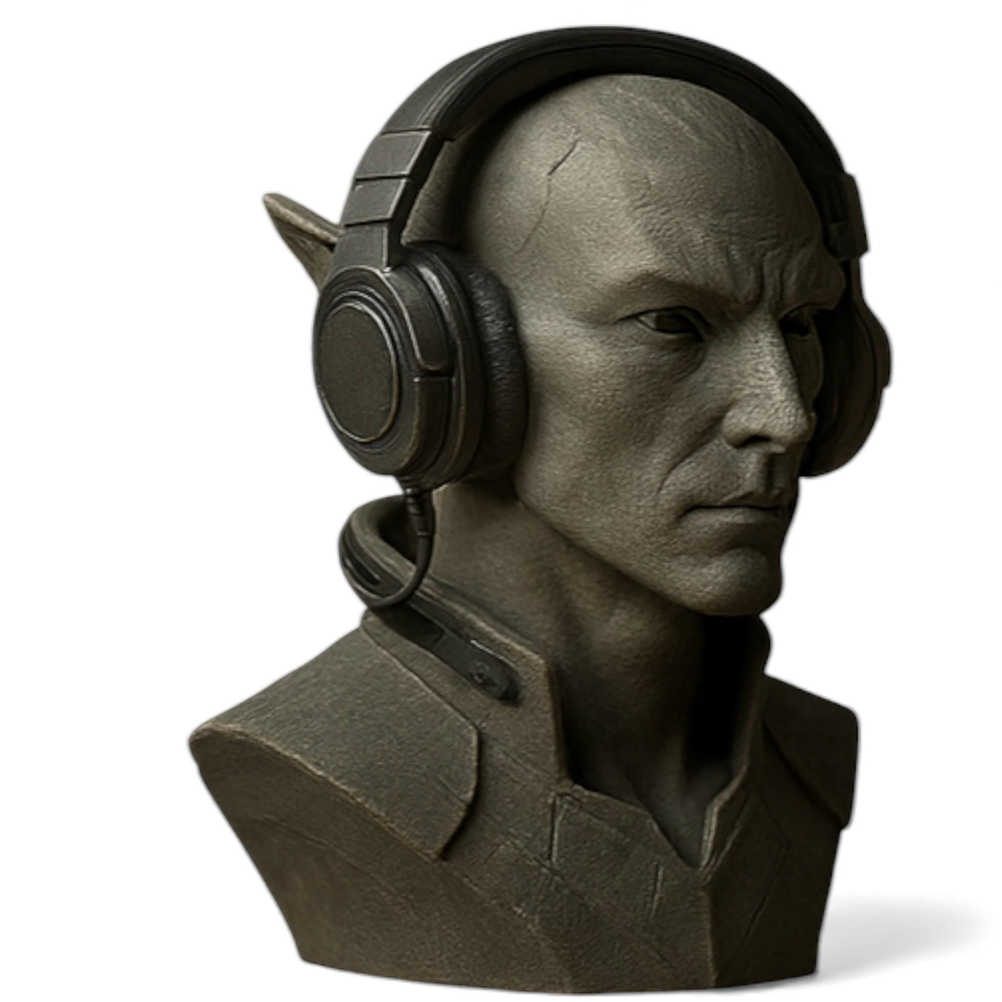 3D Printed Elf Headset Stand, Gaming Accessory – 3D printed headphone stand detail 8
