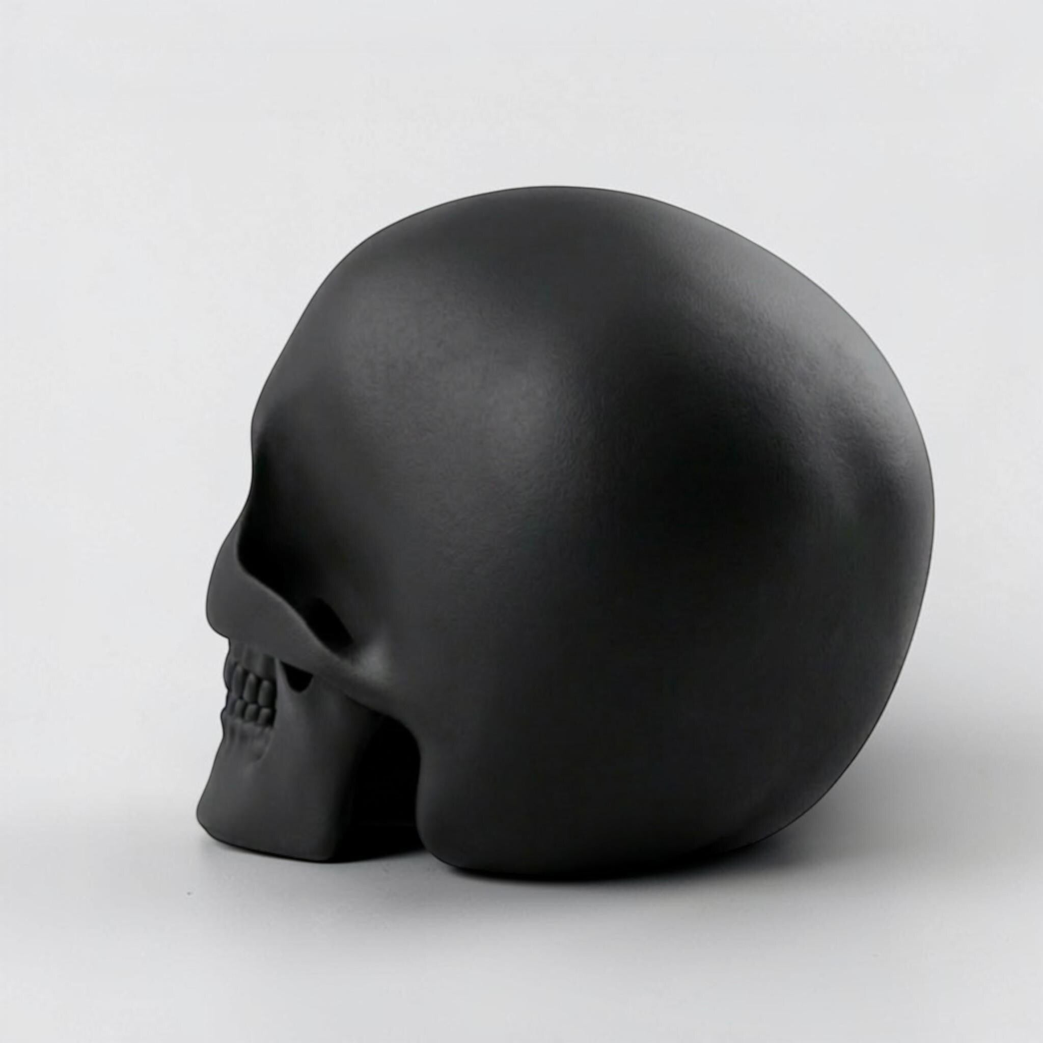 Skull Headphone Stand – Gothic Horror Desk Decor for Gamers – 3D printed headphone stand detail 18